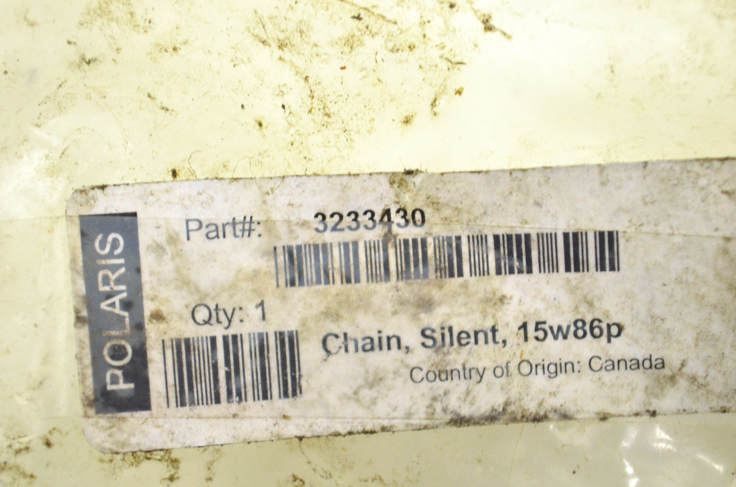 OEM Polaris 3233430 Silent Chain NOS