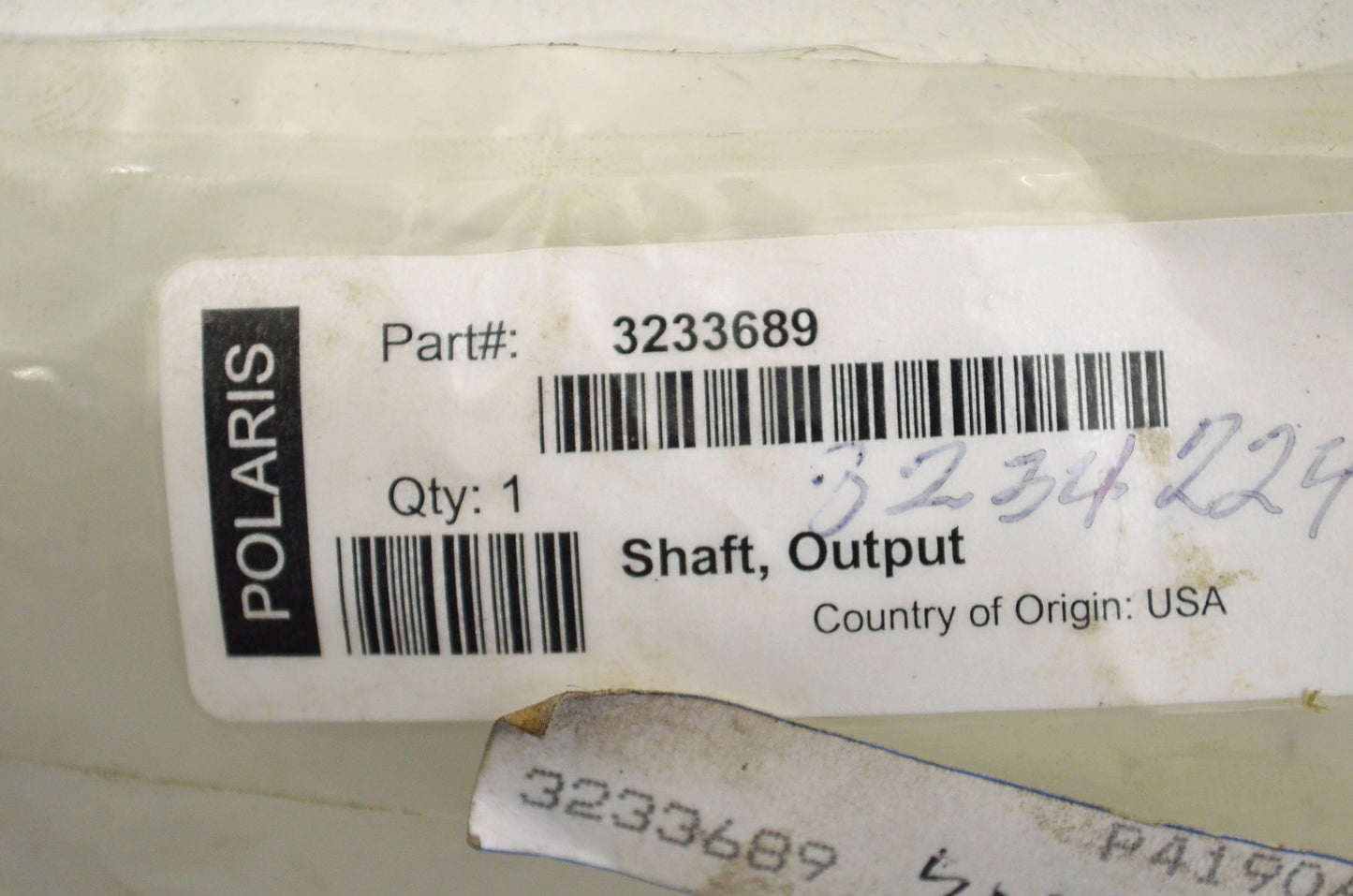 Output Shaft NOS