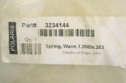 OEM Polaris 3234144 Wave Spring 1.35IDx.353 NOS