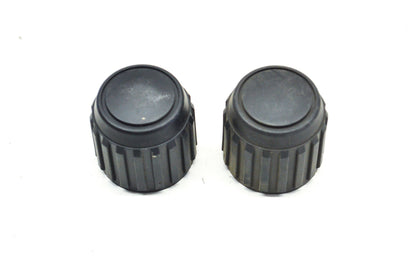 Bumper End Cap Black Qty 2 NOS