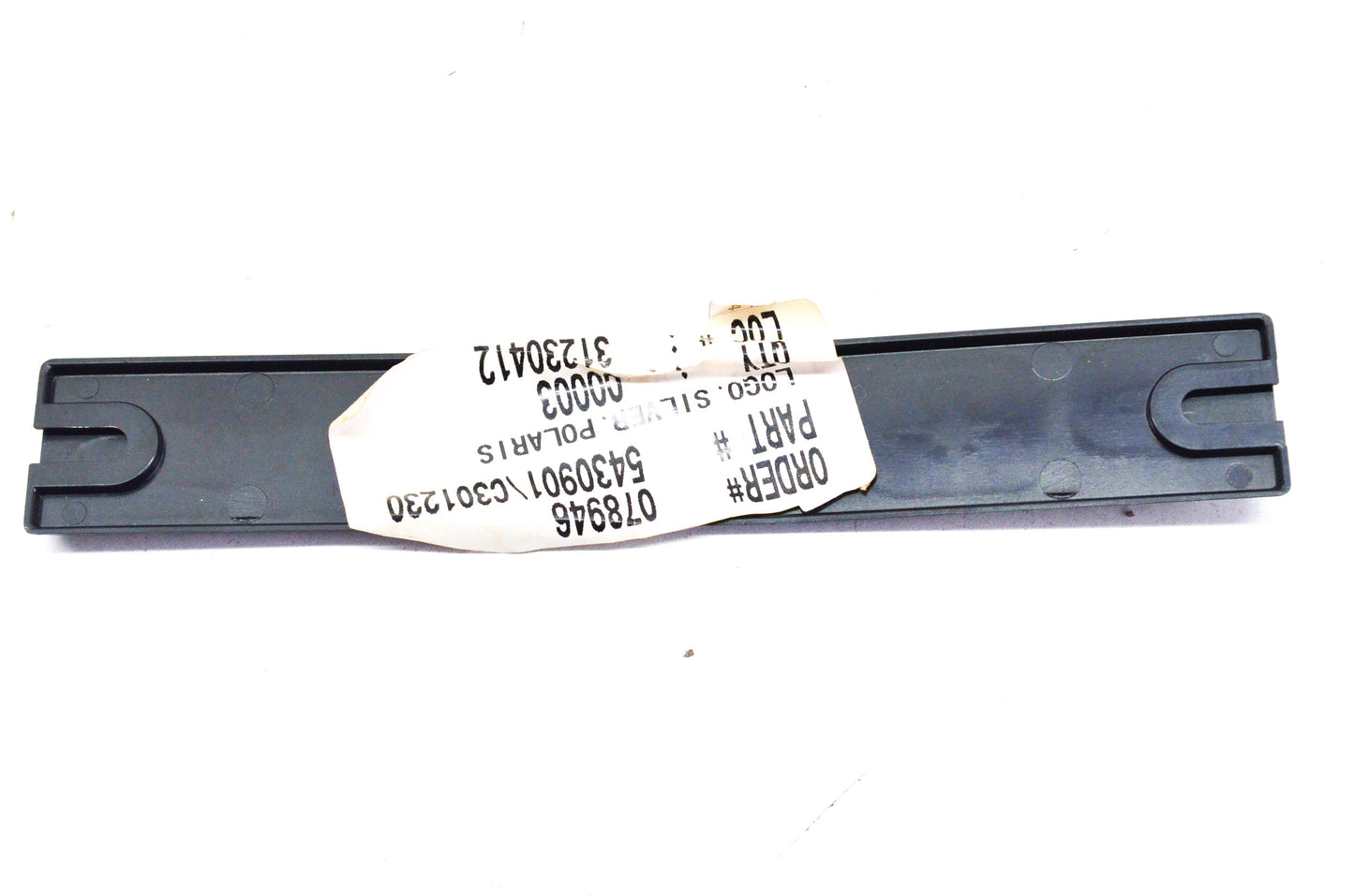 New OEM Polaris Silver Logo Plate NOS