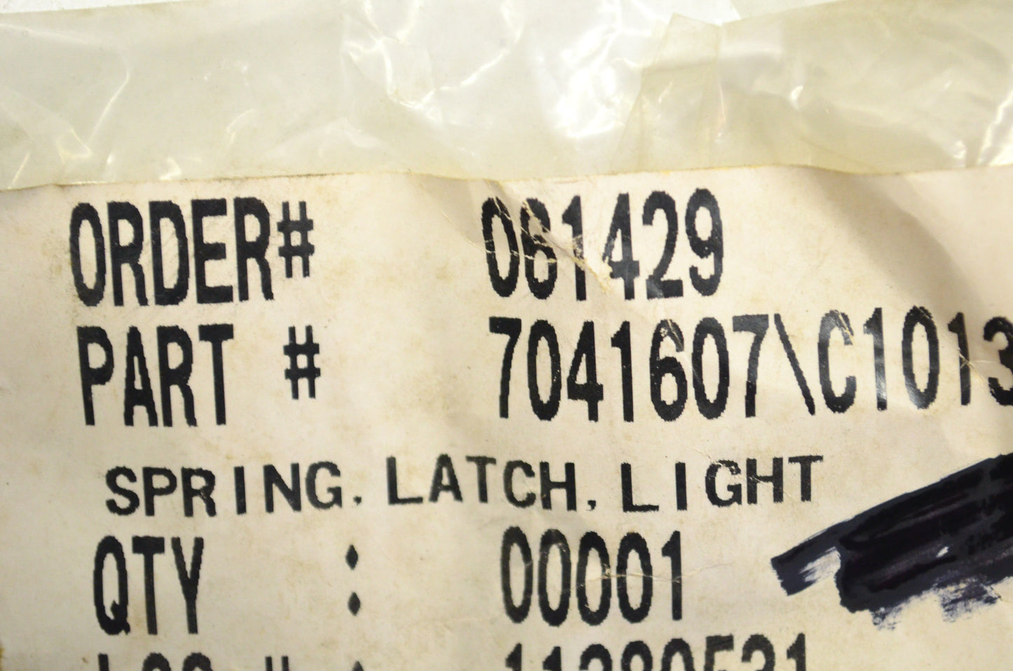 New OEM Polaris Light Latch Spring NOS