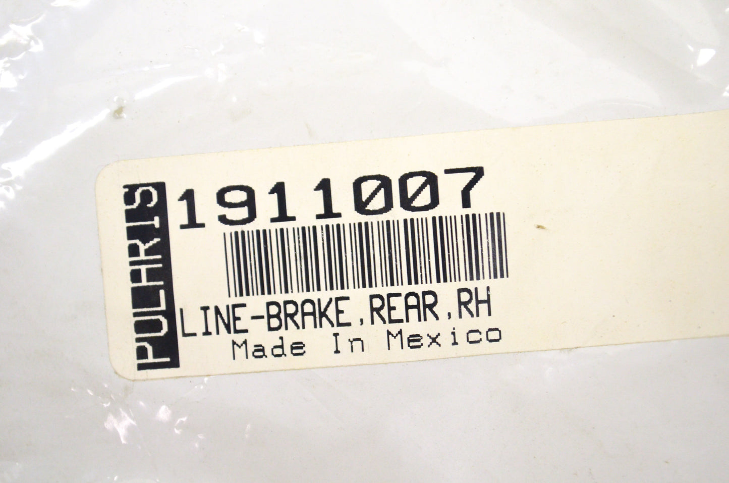 OEM Polaris 1911007 Right Rear Brake Line NOS
