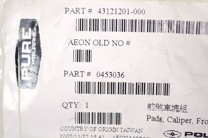 OEM Polaris 453036 Brake Pad Kit NOS