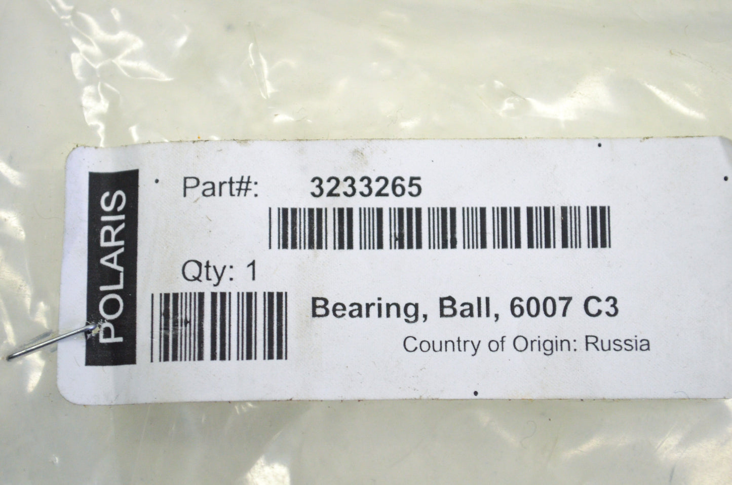 OEM Polaris 3233265 Ball Bearing NOS