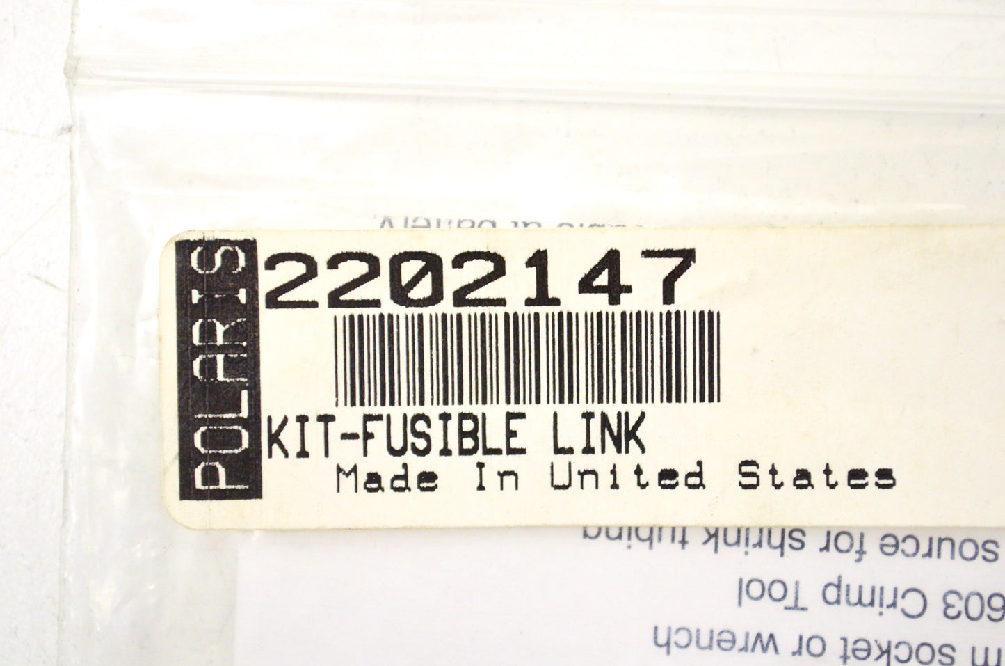 Fusible Link Kit NOS