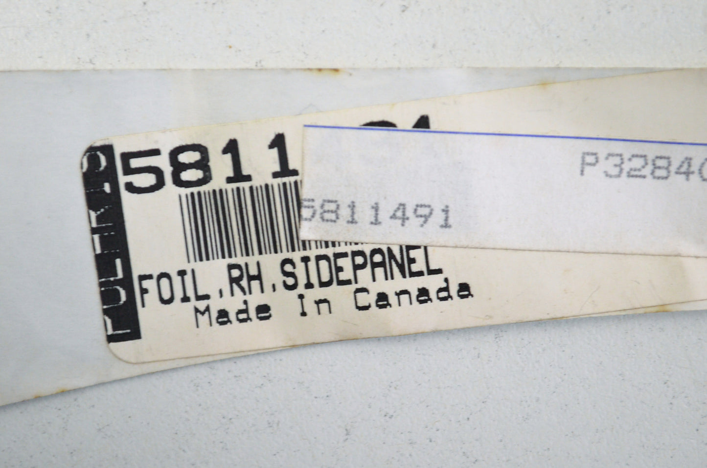 OEM Polaris 5811491 Right Hand Foil NOS