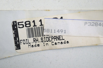OEM Polaris 5811491 Right Hand Foil NOS