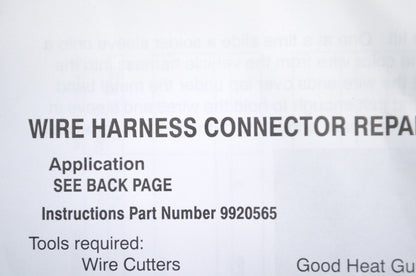 Engine Injector Harness Connector Repair Kit NOS