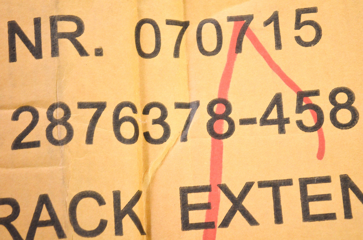 RZR Rear Rack Extender NOS