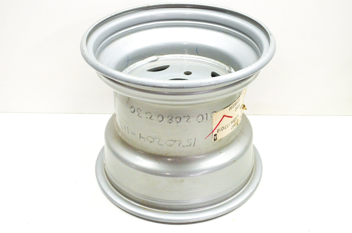 OEM Polaris 1520204-117 Silver Rear Rim 10x8.5 NOS