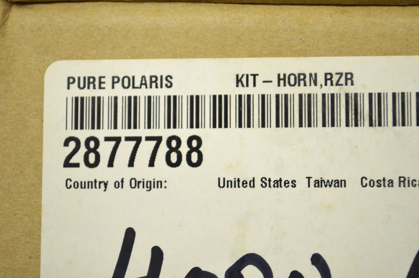 New OEM Polaris Horn Kit NOS