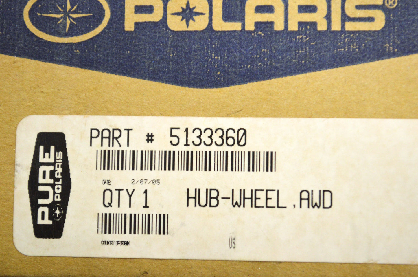 New OEM Polaris Rear Wheel Hub NOS