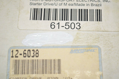 Rick's Motorsport Electrics 61-503, 6000-236 Starter Drive NOS