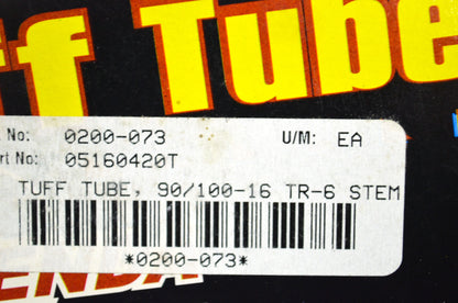 New Kenda Tuff Tube 90/100-16 TR-6 NOS