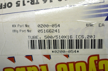 New Kenda Motorcycle Tube 500/510-16 TR-15 Off Set NOS