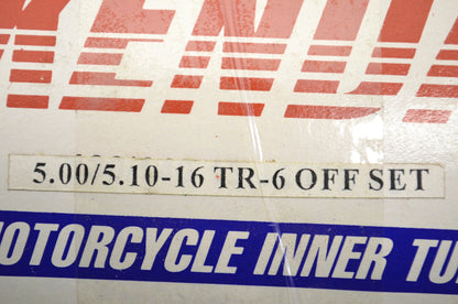 New Kenda Motorcycle Tube 500/510-16 TR-6 Offset NOS