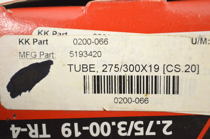 New Kenda Motorcycle Tube 2.75/3-19 TR-4 NOS