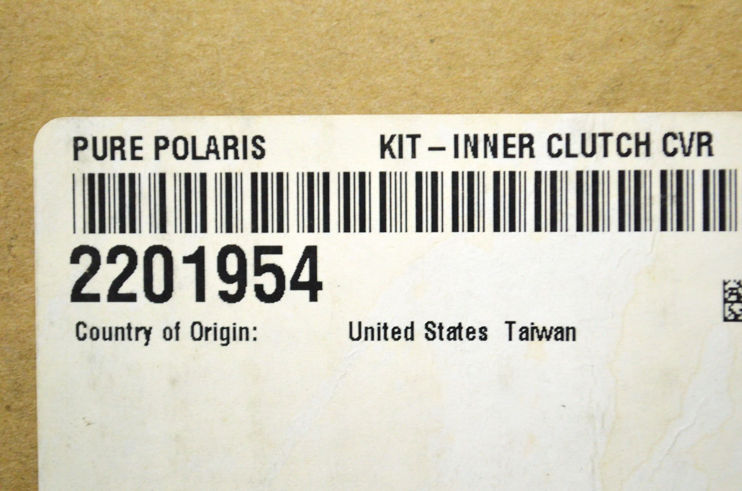 OEM Polaris 2201954 Inner Clutch Cover NOS