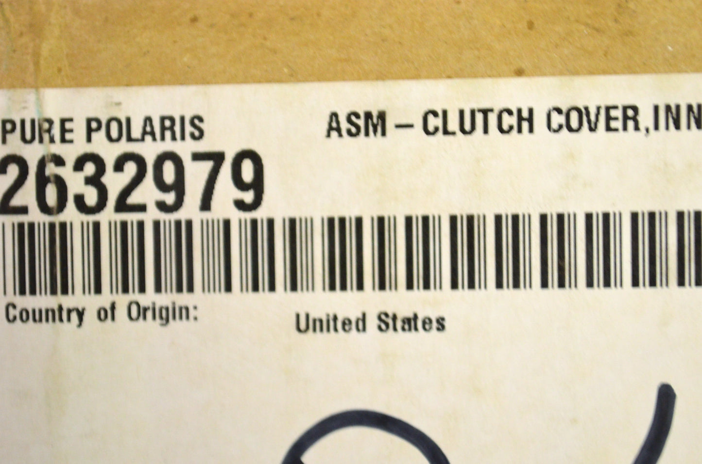 OEM Polaris 2632979 Inner Clutch Cover Assembly NOS