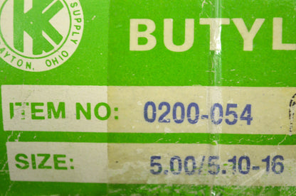 KK 0200-054 Tire Tube 5/5.10-16 NOS