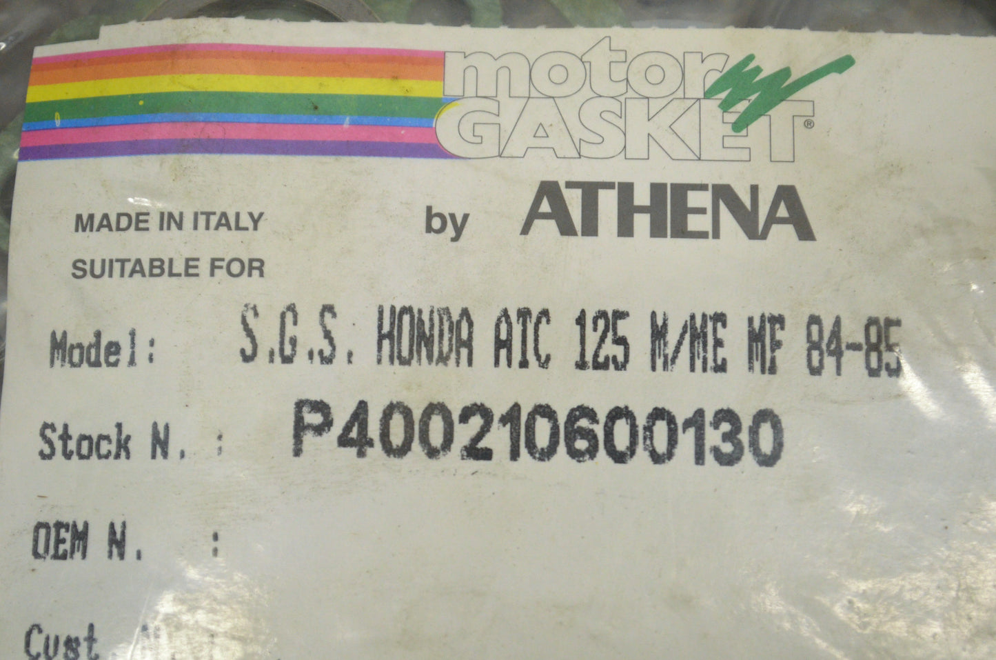 Top End Gasket Kit NOS