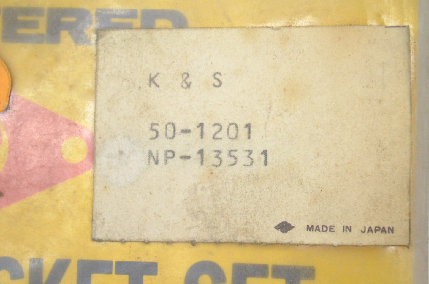 Noboru Packing 50-1201, NP-13531 Gasket Kit NOS