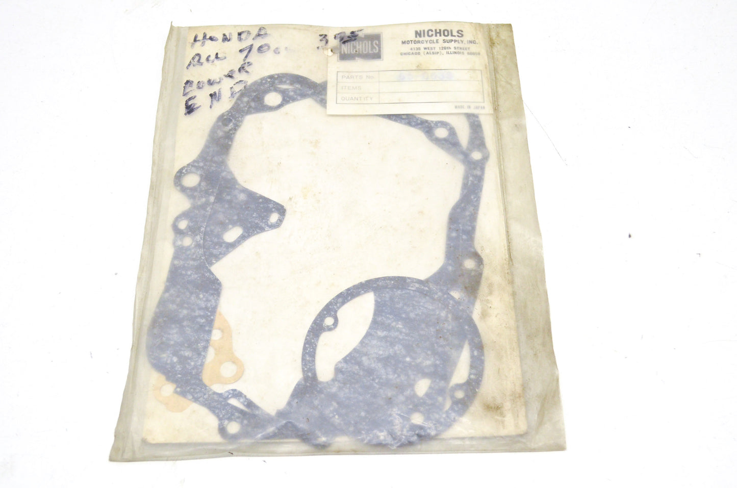 Nichols 65-0633 Honda Gasket Kit NOS