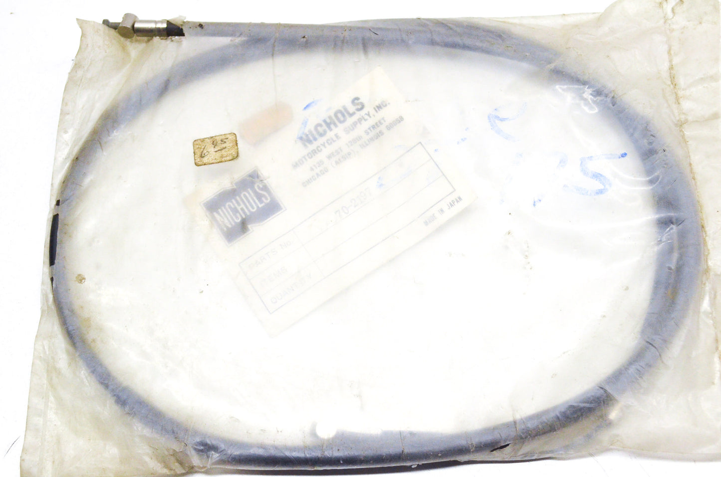 Nichols 70-2197 Throttle Cable NOS