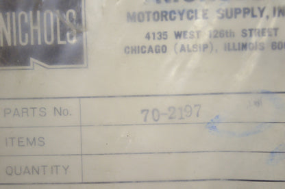 Nichols 70-2197 Throttle Cable NOS