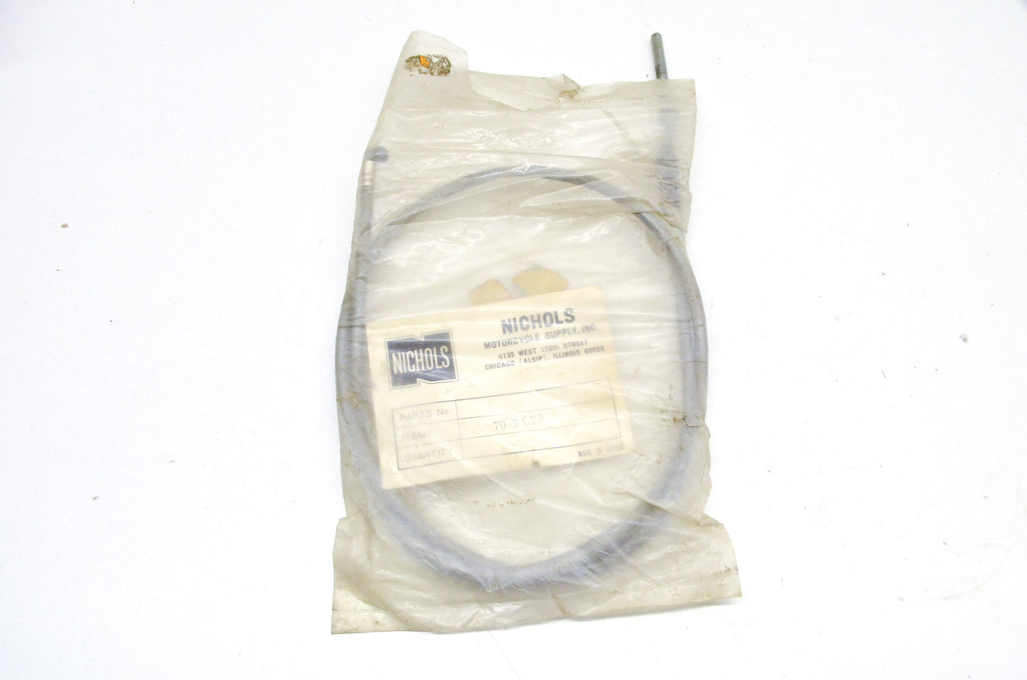 Nichols 70-2023 Control Cable NOS
