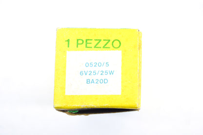 New Hert Light Bulb 0520/5 6V25/25W BA20D NOS