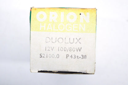 New Orion Light Bulb Duolux 12 100/80W 52100.0 NOS