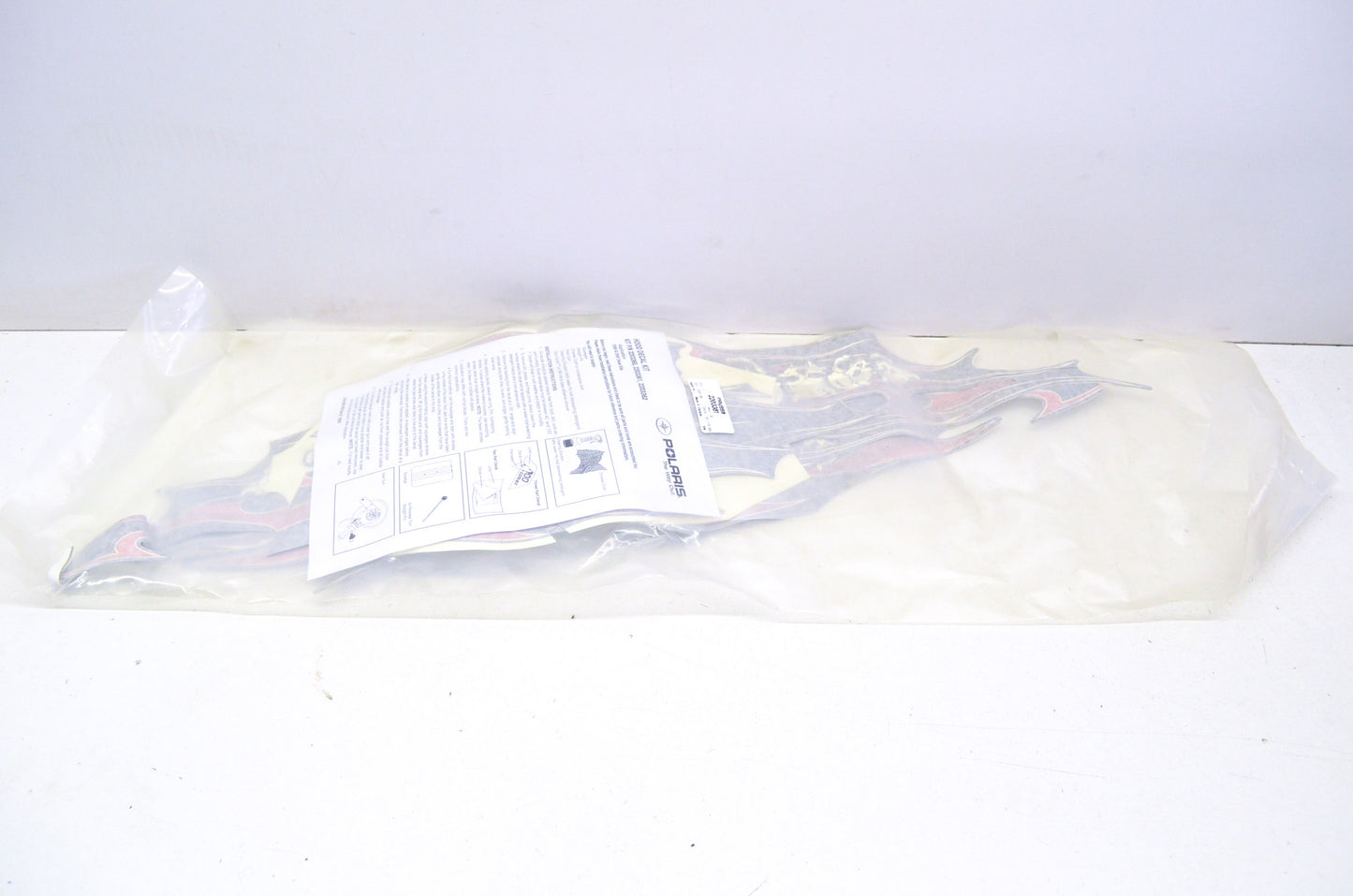 OEM Polaris 2203361 Flaming Skull Hood Decal Kit NOS