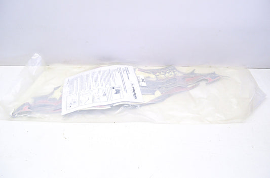 OEM Polaris 2203361 Flaming Skull Hood Decal Kit NOS