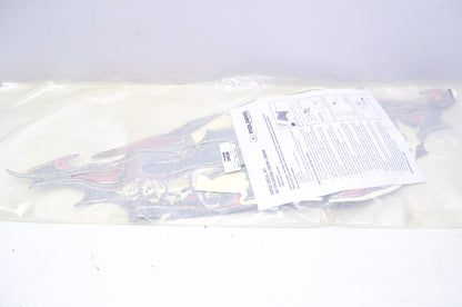 OEM Polaris 2203361 Flaming Skull Hood Decal Kit NOS