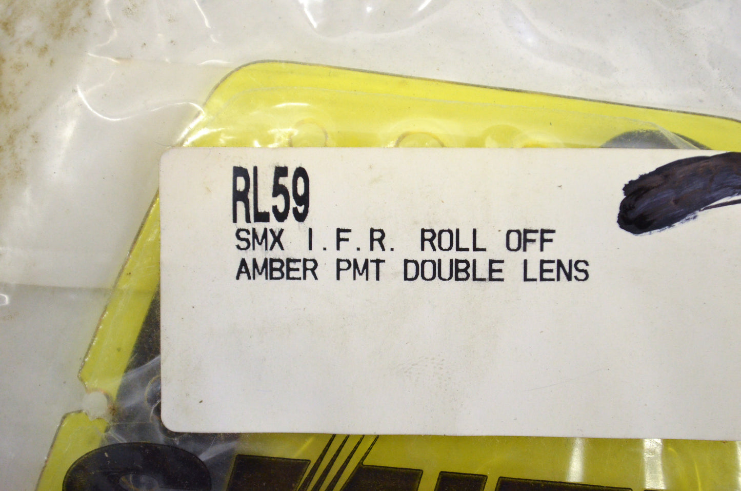 New Smith SMX Double IFR Roll Off Lens Amber NOS