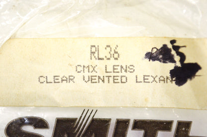 Smith RL36 Clear Vented Lexan Replacement Lens NOS