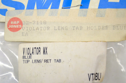 Smith 22-7118 Violator Lens Tab Holder Blue NOS