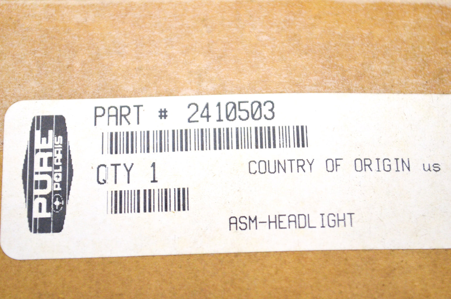 OEM Polaris 2410503 Headlight Assembly NOS
