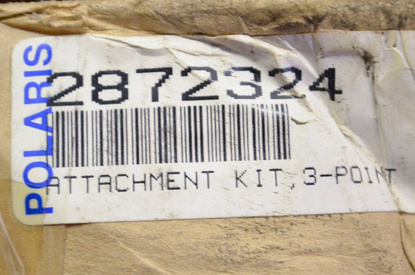 OEM Polaris 2872324 Shaft Ride 3-Point Hitch Mounting Kit NOS