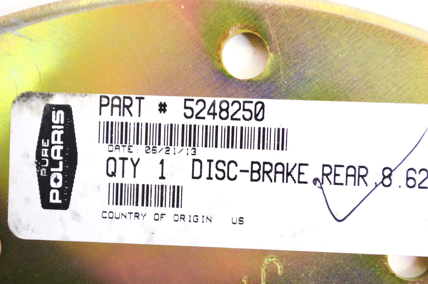 New OEM Polaris Rear Brake Rotor NOS