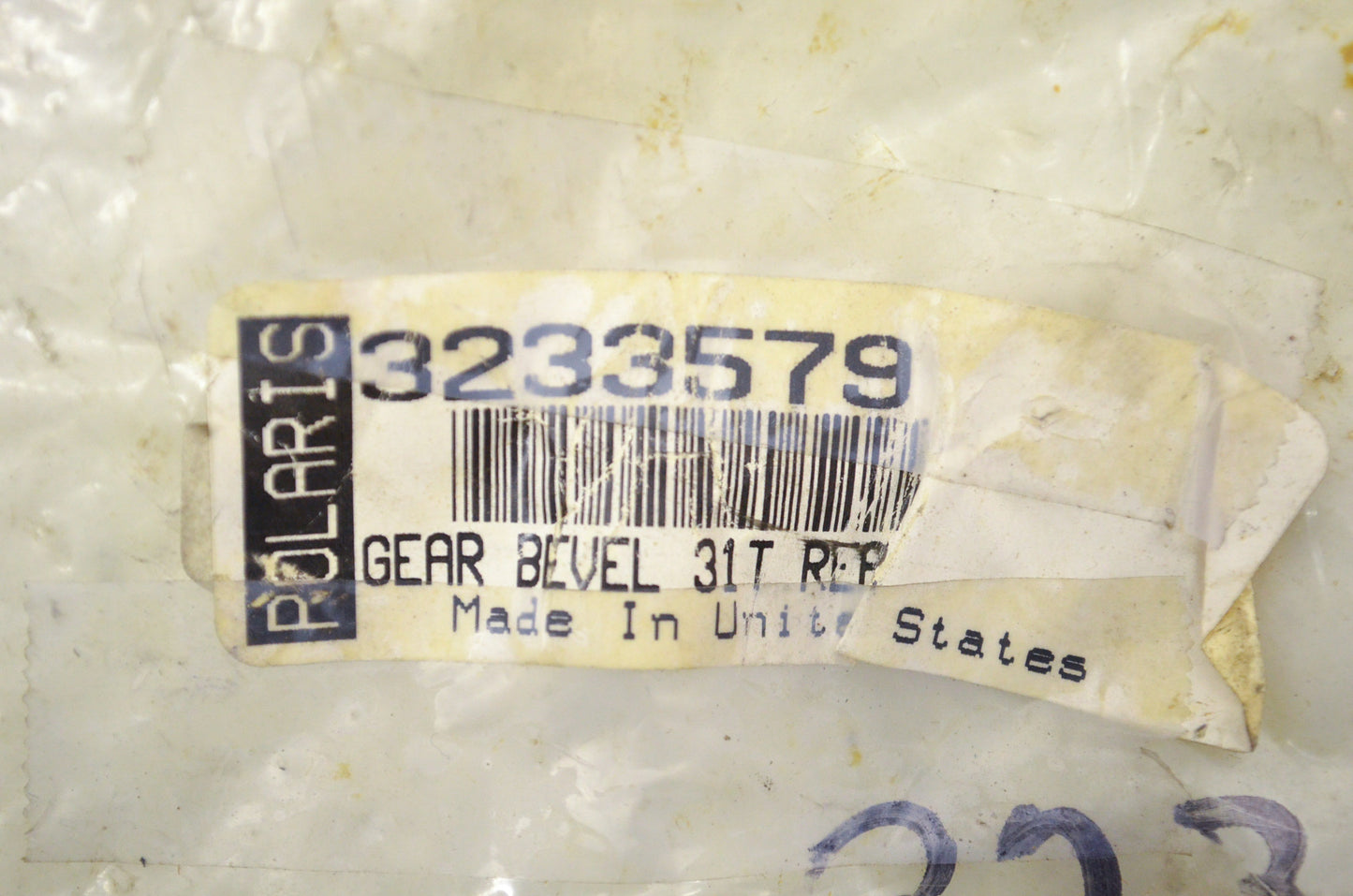 OEM Polaris 3233579 Rear Bevel Gear 31T NOS
