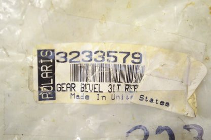 OEM Polaris 3233579 Rear Bevel Gear 31T NOS