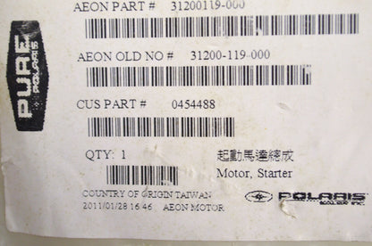 OEM Polaris 454488 Starter Motor NOS