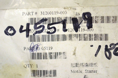 OEM Polaris 455119 Starter Motor NOS