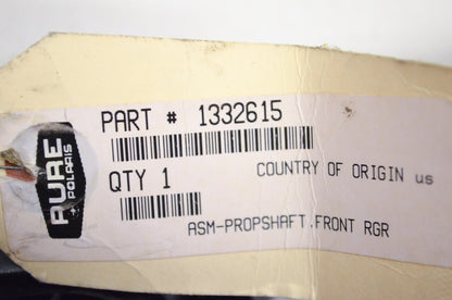 OEM Polaris 1332615 Front Prop Shaft Assembly NOS