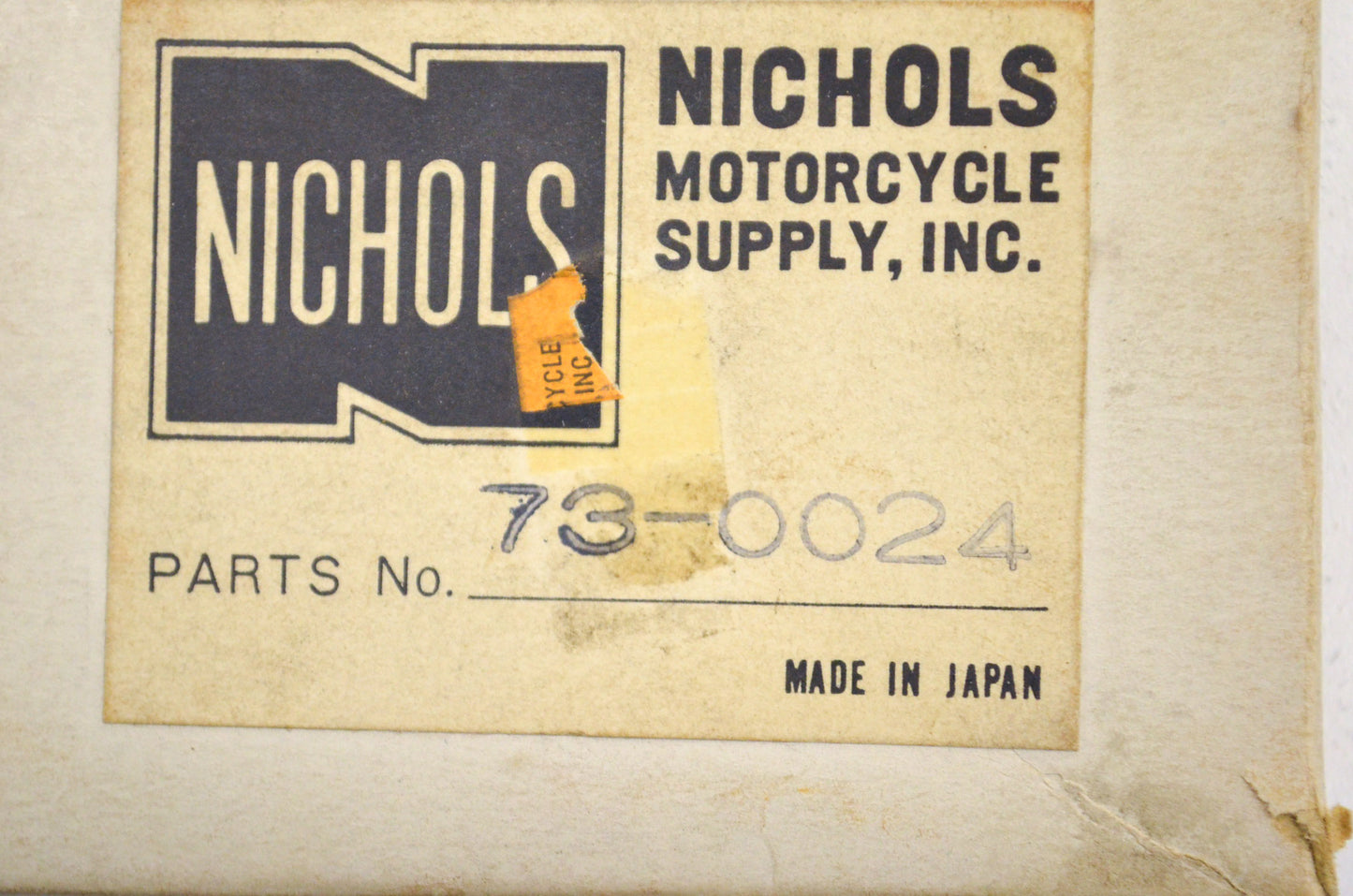 Nichols 73-0024 Carburetor Repair Kit NOS