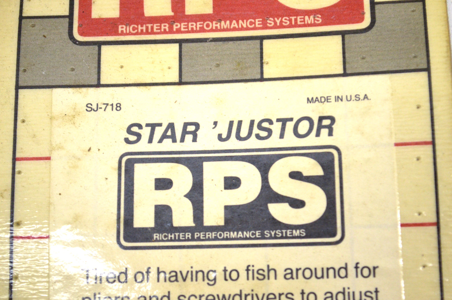 RPS SJ-718 Star Justor Cable Adjuster Qty 2 NOS