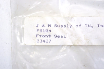 J&M FS104, 23427 Front Seal Qty 2 NOS